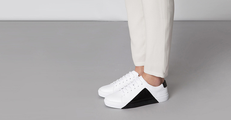 Black'n'White Leather Sneaker