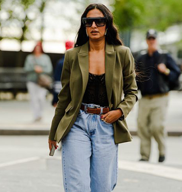 Olive Green Women's Blazer